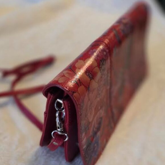 Designer Leather Handbag Mattioli Italy - Picture 5 of 6